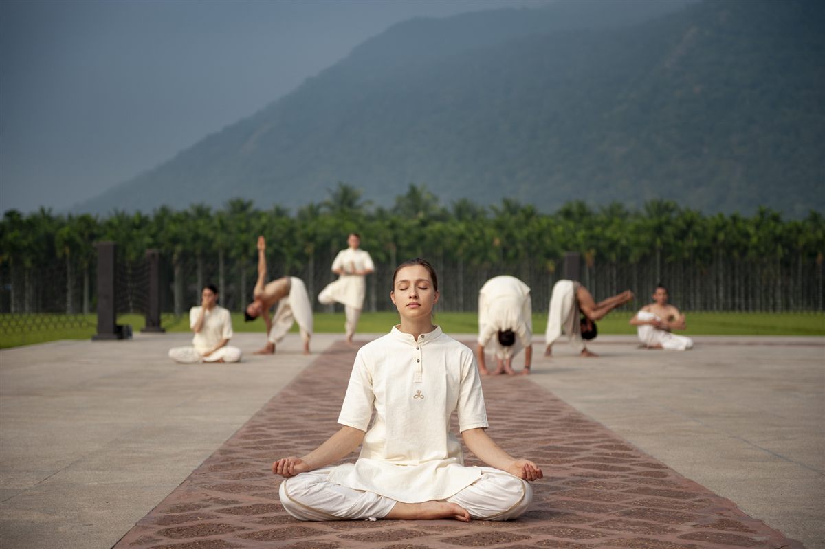 Yogasanas practice at Yoga Darshana